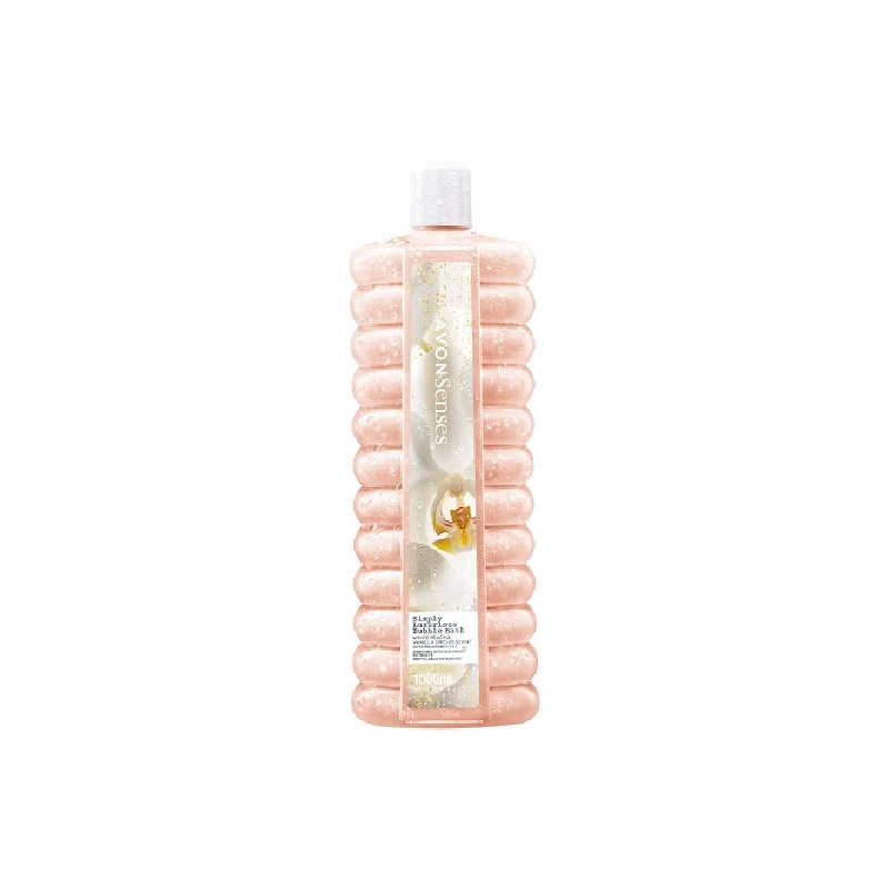 شامپو کف وان هلو وانیل آون avon simply luxurious peach bubble bath