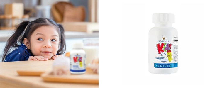 فوراور کیدز (مولتی ویتامین جویدنی کودکان) | Forever Kids multi vitamins