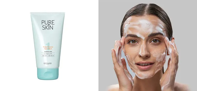فیس واش دیپ کلینس پیور اسکین اوریفلیم حجم 150 میل ا Oriflame Pure Skin Purifying Face Wash 