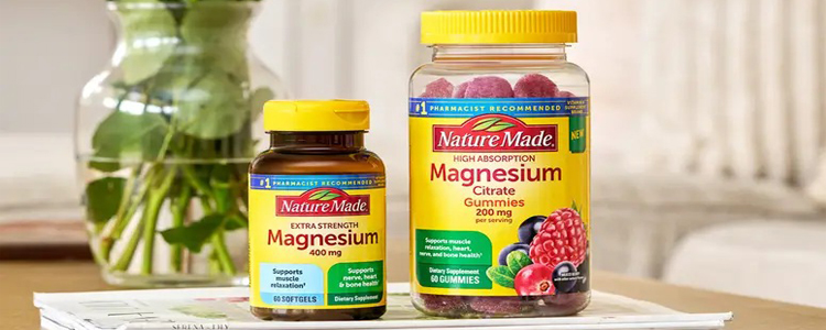  مکمل منیزیم نیچرمید Magnesium 250 mg Tablets Nature Made
