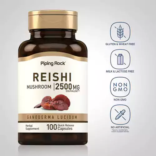 مکمل قارچ Reishi از برند Piping Rock
