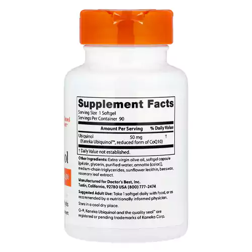 مکمل آنتی‌اکسیدان از برند دکنربست (Ubiquinol)