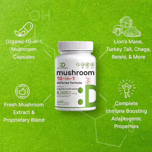 قرص ماشروم کمپلکس ۱۰ در ۱ دیل ساپلِمنت Deal supplement