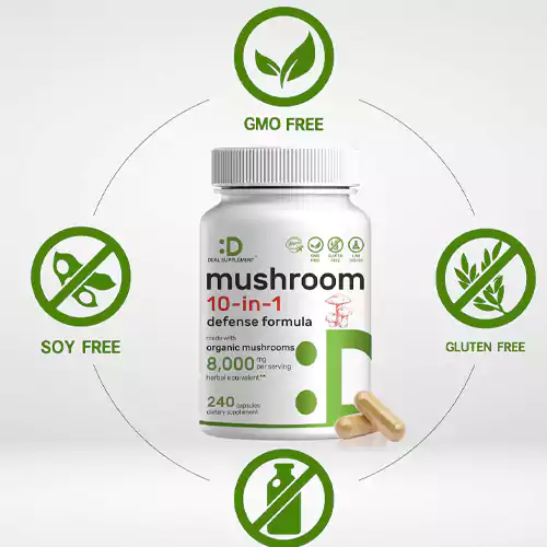 قرص ماشروم کمپلکس ۱۰ در ۱ دیل ساپلِمنت Deal supplement