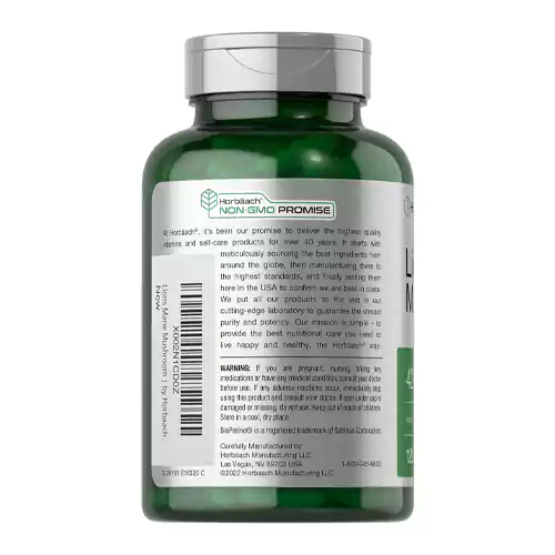 خرید قرص (کپسول) قارچ یال شیر هورباچ( 4200 میلی‌گرم)