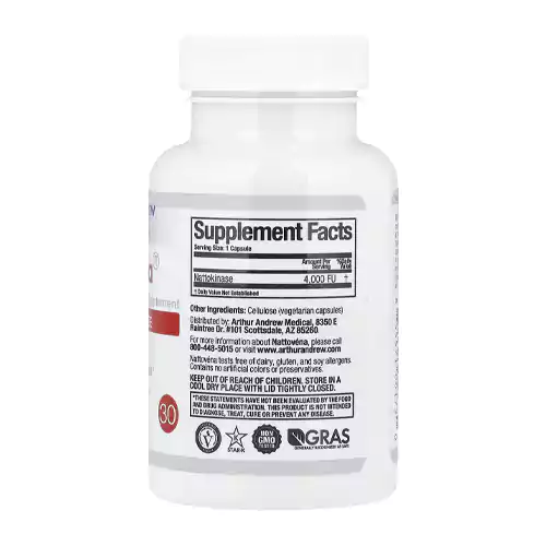 مکمل Arthur Andrew Medical, Nattovena®, Pure Nattokinase, 4,000 FU
