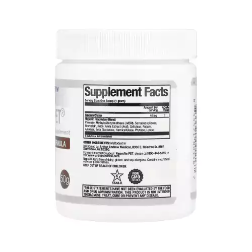 مکمل Neprofin Pet®, Veterinary Enzyme Formula, 50 g - تقویت سیستم ایمنی حیوانات خانگی