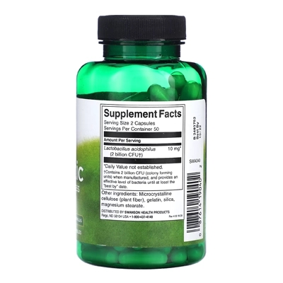 مکمل پروبیوتیک، 120 کپسول Probiotic, 120 Capsules (1 Billion CFU per Capsule) (هر کپسول 1 میلیارد CFU)