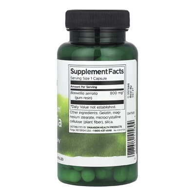 مکمل Full Spectrum® Boswellia, Double Strength از برند Swanson