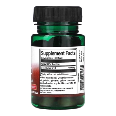 مکمل CoQ10, High Potency از برند Swanson