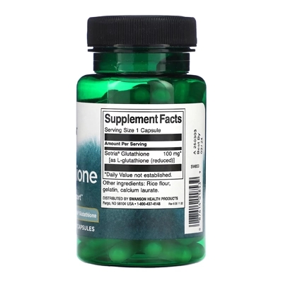 ال گلوتاتیون L-Glutathione  سوانسون Swanson