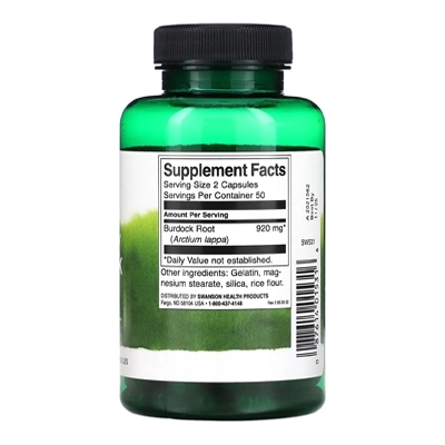 مکمل Full Spectrum Burdock Root از برند Swanson