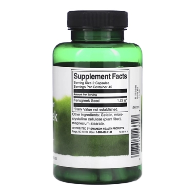 مکمل Full Spectrum Fenugreek Seed از برند Swanson