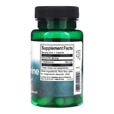 مکمل L-Methionine از برند Swanson