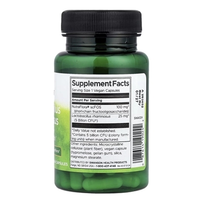 مکمل Lactobacillus Rhamnosus With FOS از برند Swanson