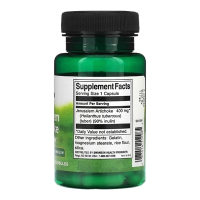 مکمل Prebiotic Jerusalem Artichoke از برند Swanson