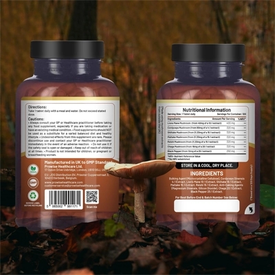 مکمل Advanced Mushroom Complex از برند PH PROWISE Healthcare