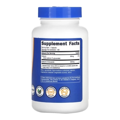مکمل کلسیم D-گلوکارات Calcium D-Glucarate نوتریکاست