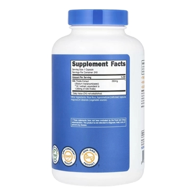 مکمل Milk Thistle از برند Nutricost