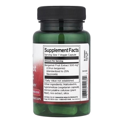 قرص برگاموت سوانسون Bergamot Extract Swanson