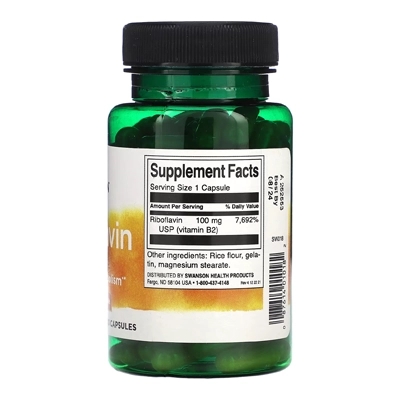 مکمل Riboflavin از برند Swanson