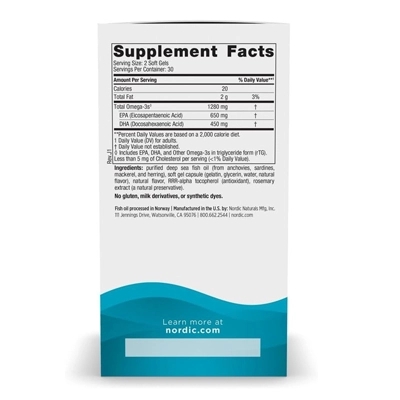مکمل Nordic Naturals Ultimate Omega از برند Nordic Naturals