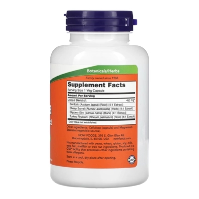 مکمل Ojibwa Herbal Extract از برند Now Foods