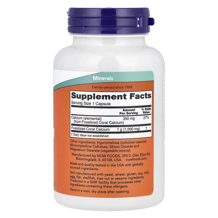 مکمل کورال کلسیم ناو Coral CalciumNow Foods