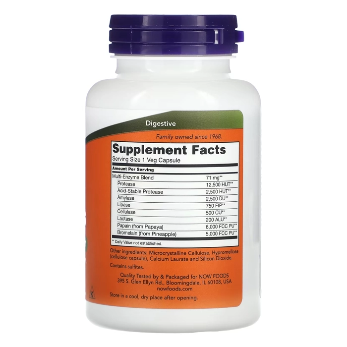 آنزیم گیاهی ناو Plant Enzymes Now Foods