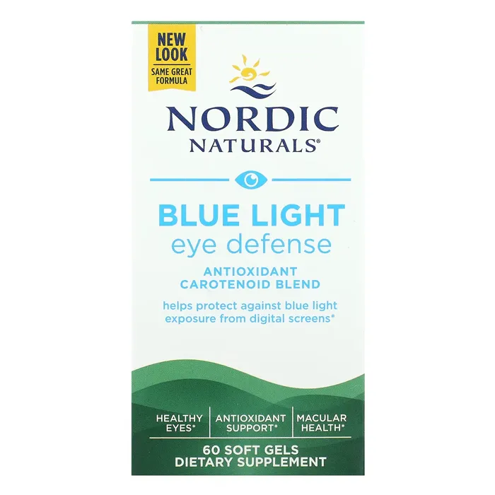 قرص تقویت چشم نردیک نچرالز Blue Light Eye Defense Nordic Naturals