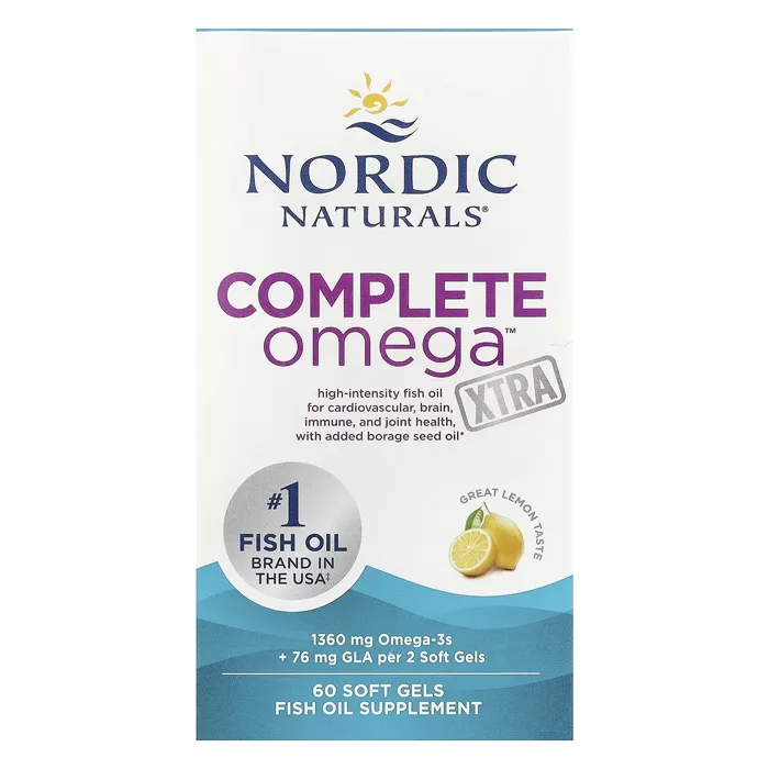قرص امگا 3کمپلکس نردیک نچرالز Complete Omega Xtra, LemonNordic Naturals