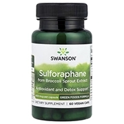 مکمل سوپر فود سولفورافان از عصاره جوانه کلم بروکلی Swanson, Sulforaphane from Broccoli Sprout Extract