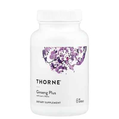 قرص جینسینگ اصل تورن Thorne Ginseng Plus with Lion's Mane