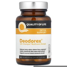 مکمل Deodorex با عصاره قارچ Champex از برند Quality of life