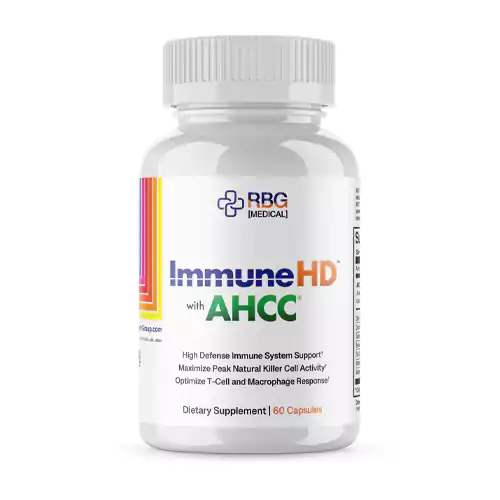 قرص تقویت سیستم ایمنی بدنAHCC Immune HD برند RBG