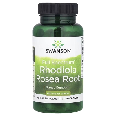 عصاره رودیولا سوانسون Swanson Full Spectrum® Rhodiola Rosea Root