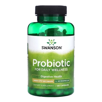 مکمل پروبیوتیک، 120 کپسول Probiotic, 120 Capsules (1 Billion CFU per Capsule) (هر کپسول 1 میلیارد CFU)