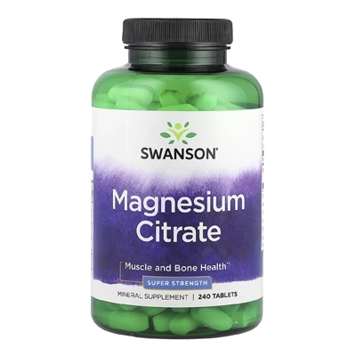 مکمل سیترات منیزیم Magnesium Citrate از برند Swanson