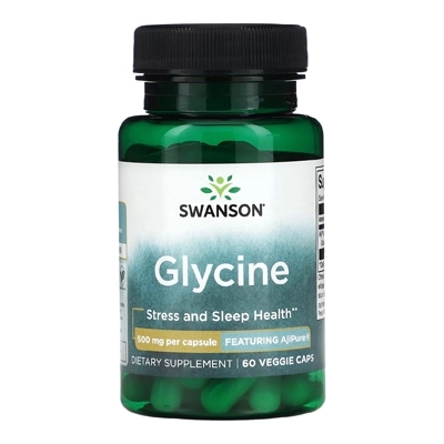 مکمل گلایسین Glycine از برند Swanson