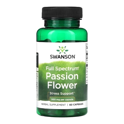 قرص گیاه گل ساعتی Full Spectrum Passion Flower از برند Swanson