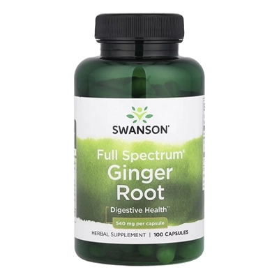 مکمل Full Spectrum® Ginger Root از برند Swanson