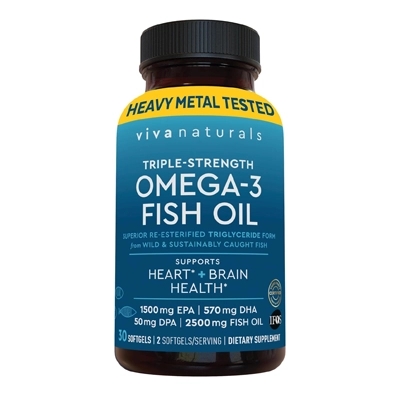 مکمل روغن ماهی Viva Naturals Omega 3 از برند Viva Naturals