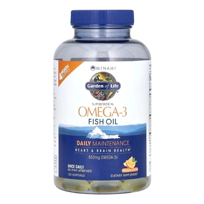 مکمل روغن ماهی فوق‌العاده Supercritical Omega-3 Fish Oil, Orange از برند Minami Nutrition