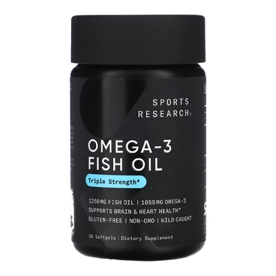 مکمل Omega-3 Fish Oil از برند Sports Research