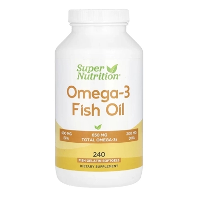 مکمل Omega-3 Fish Oil از برند Super Nutrition