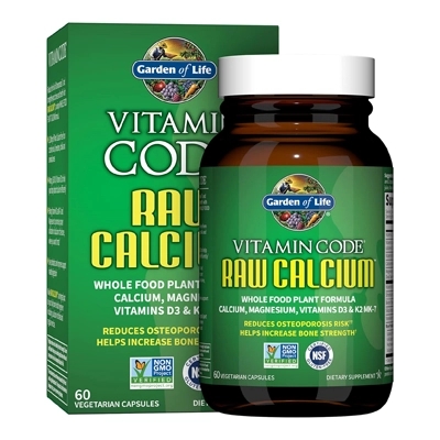 مکمل کلسیم خام Raw Calcium Supplement از برند Garden Of Life
