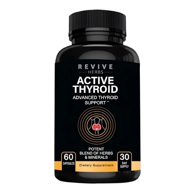 قرص تیروئید خارجی ری وایوهربز Thyroid Support: Powerful Blend of Ashwagandh Revive Herbs