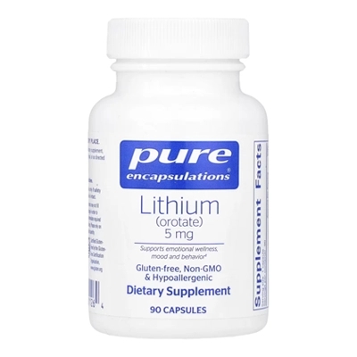 مکمل Lithium (Orotate) از برند Pure Encapsulations