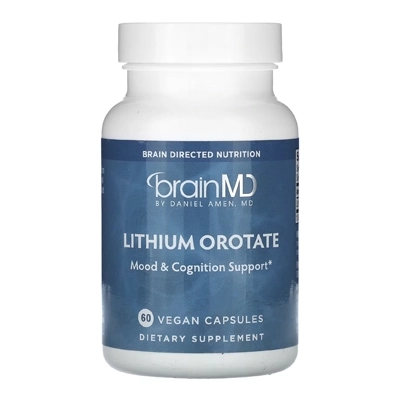 مکمل لیتیوم اوروتات برین Lithium Orotate BrainMD