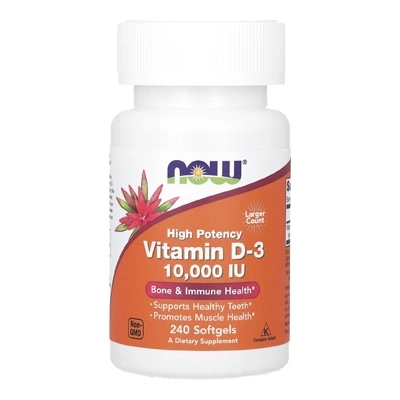 مکمل ویتامین D-3 از برند NOW Foods